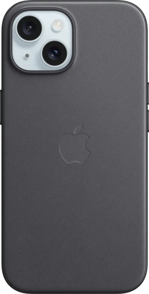 iPhone 15 FineWoven Case MagSafe Svart